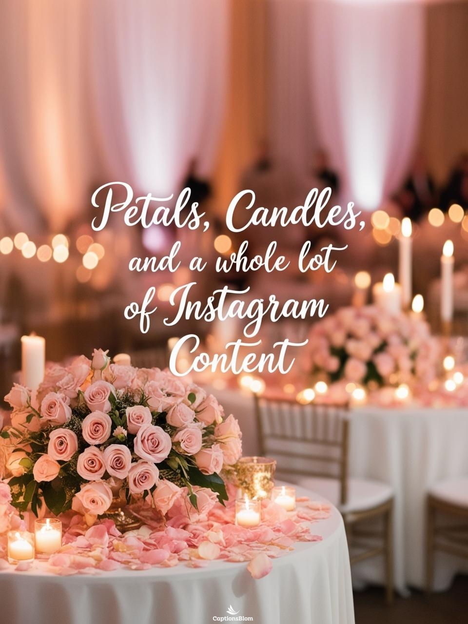 Trending Wedding Decoration Captions For Instagram