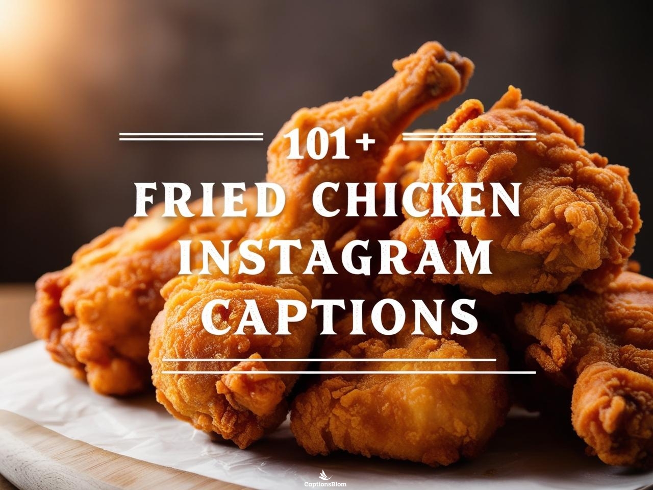 101+ Fried Chicken Instagram Captions For Every Occasion