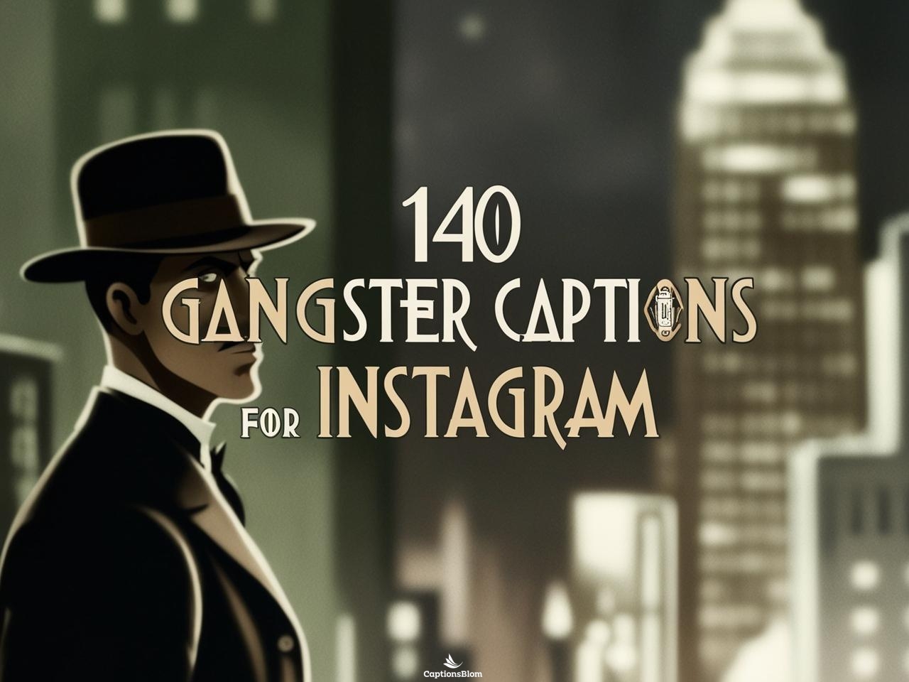 140 Attitude Gangster Captions For Instagram