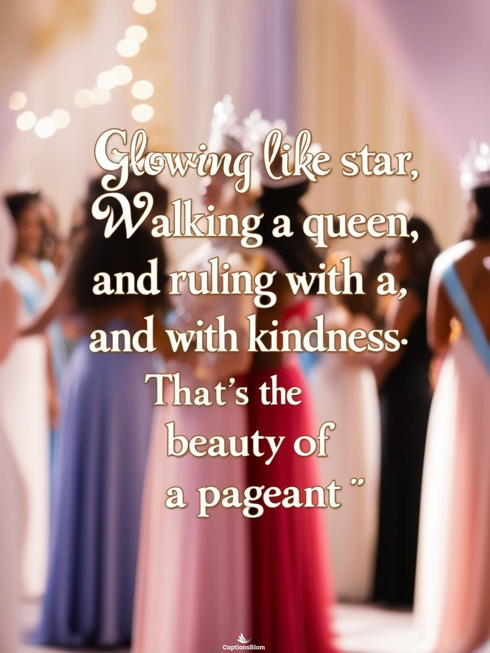 Beauty Pageant Captions For Instagram