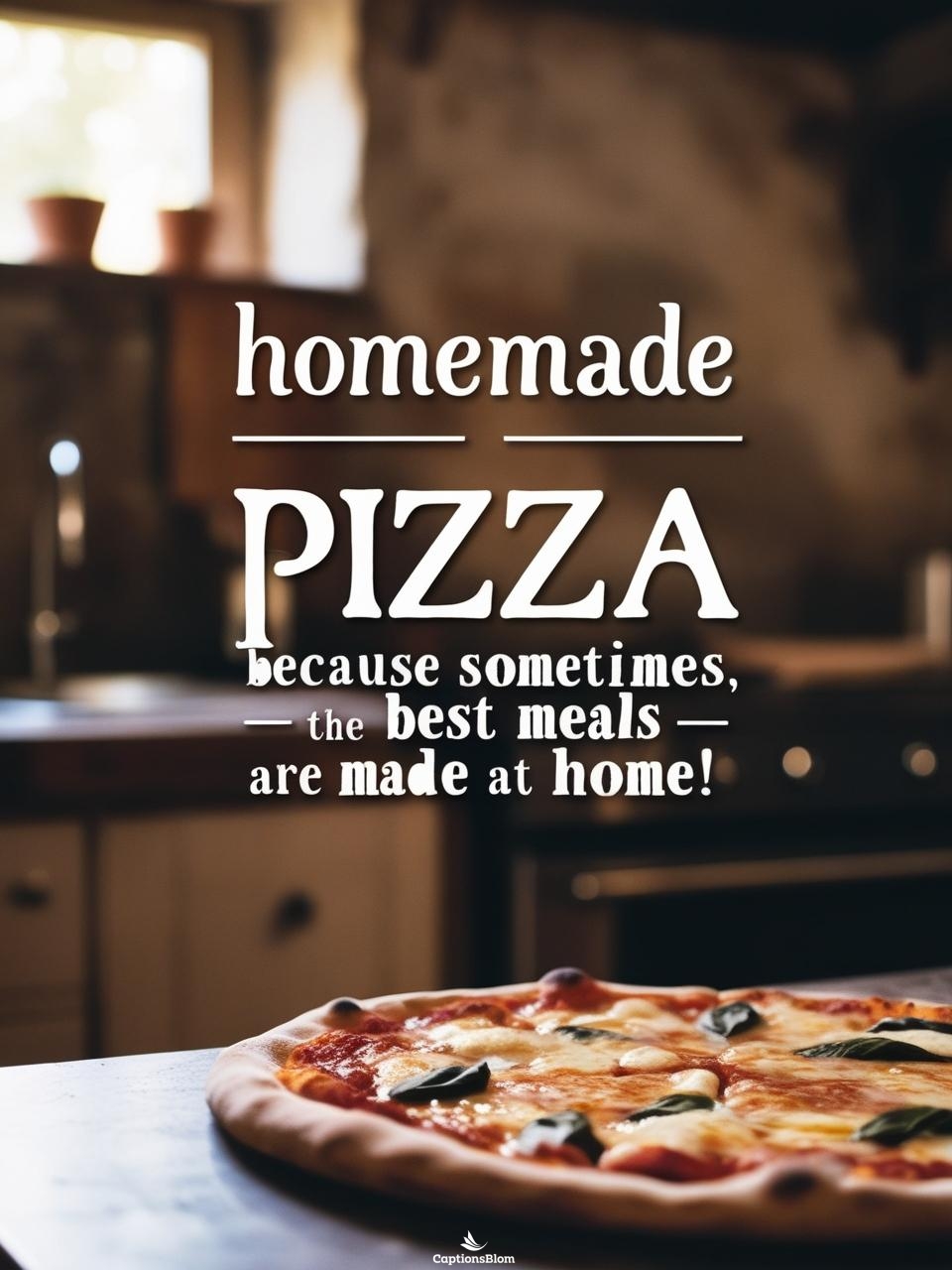 Catchy Pizza Captions For Instagram