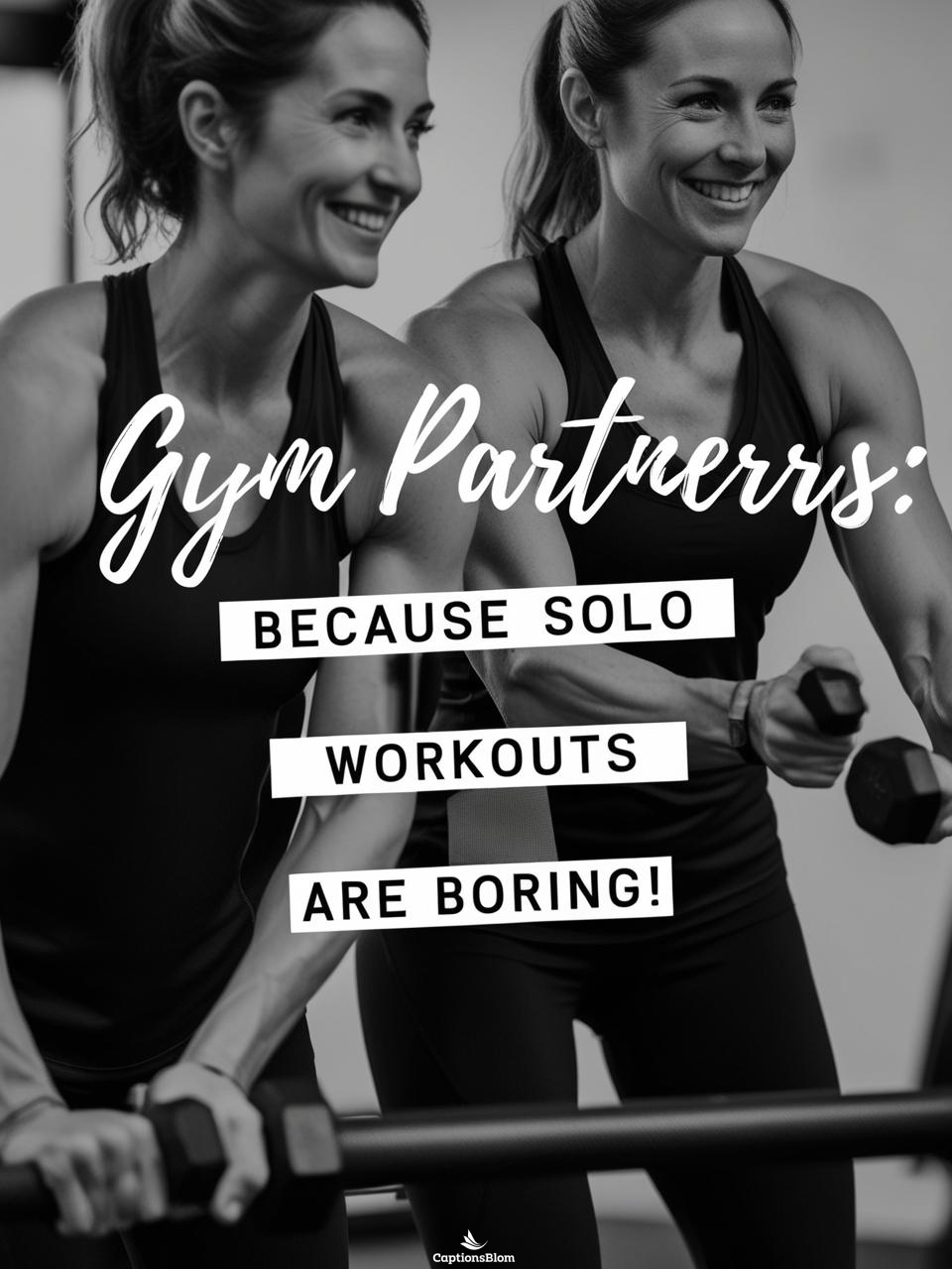 Cool Gym Partner Captions For Instagram