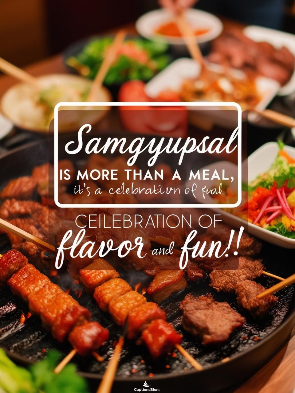 Cool Samgyupsal Captions For Instagram