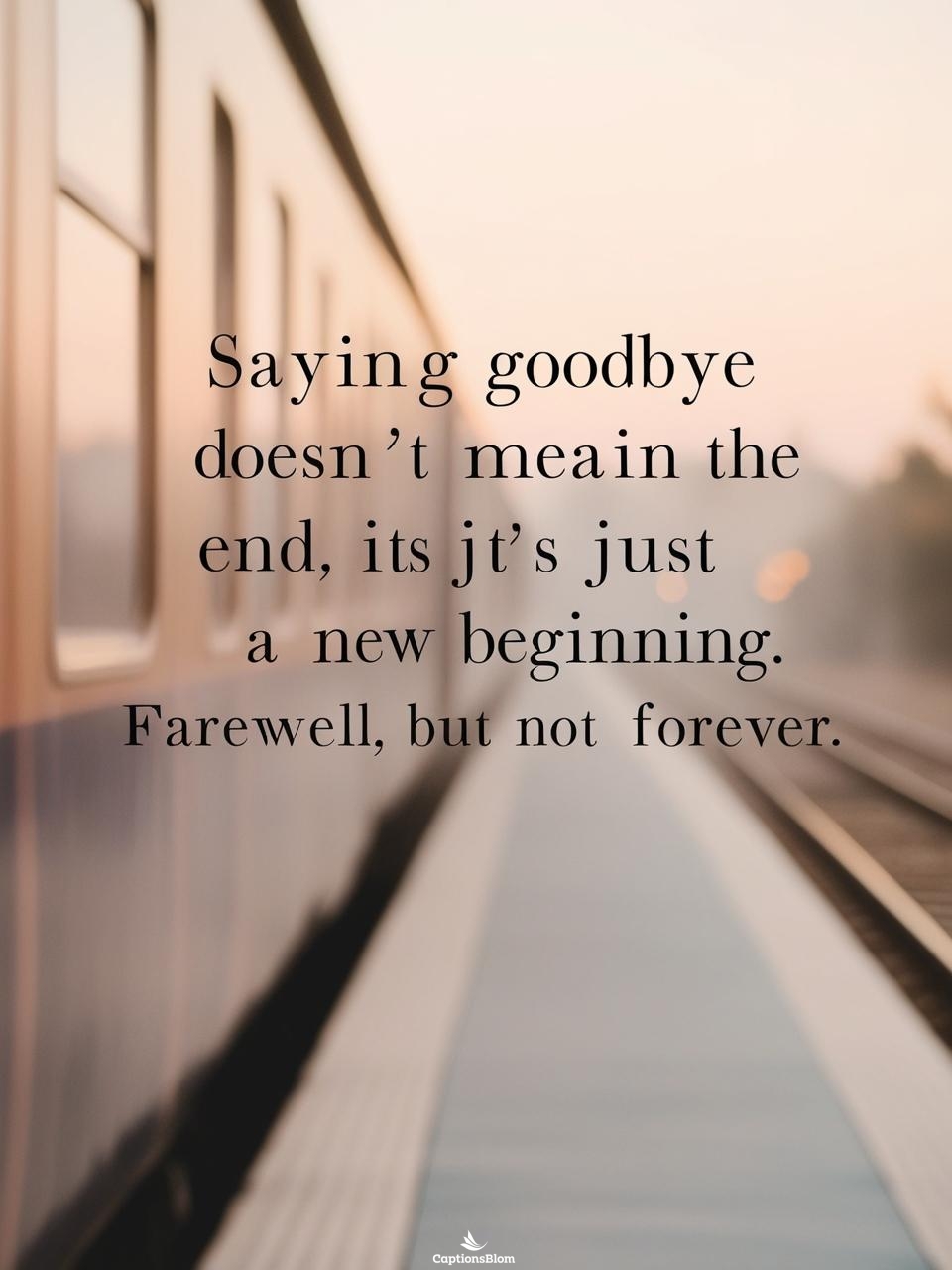 Farewell Captions For Instagram