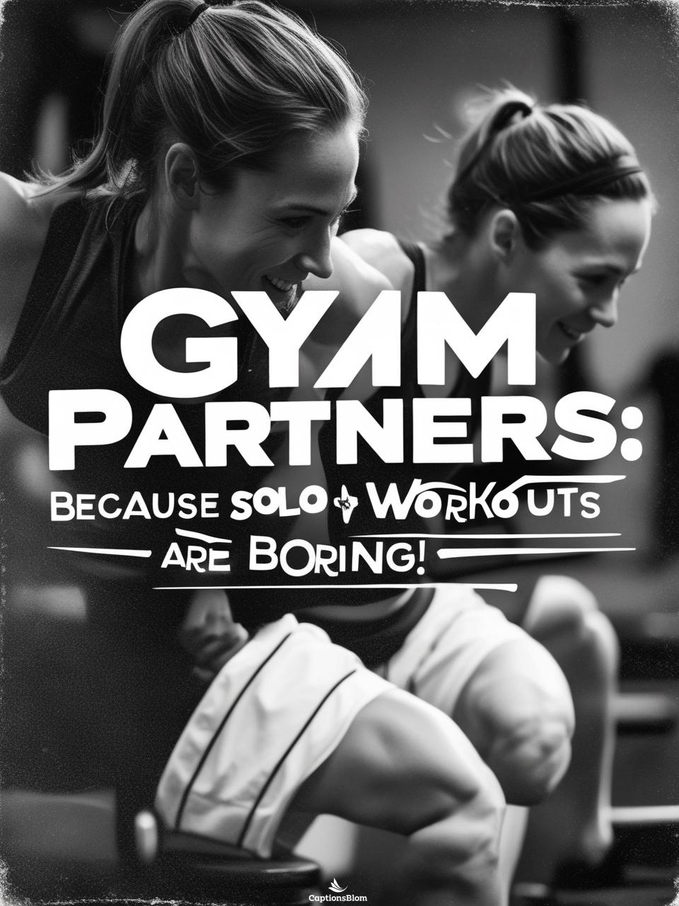 Funny Gym Partner Captions For Instagram