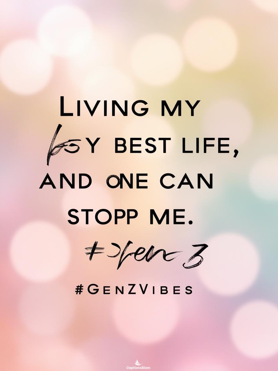 Gen Z Captions For Instagram For Girl