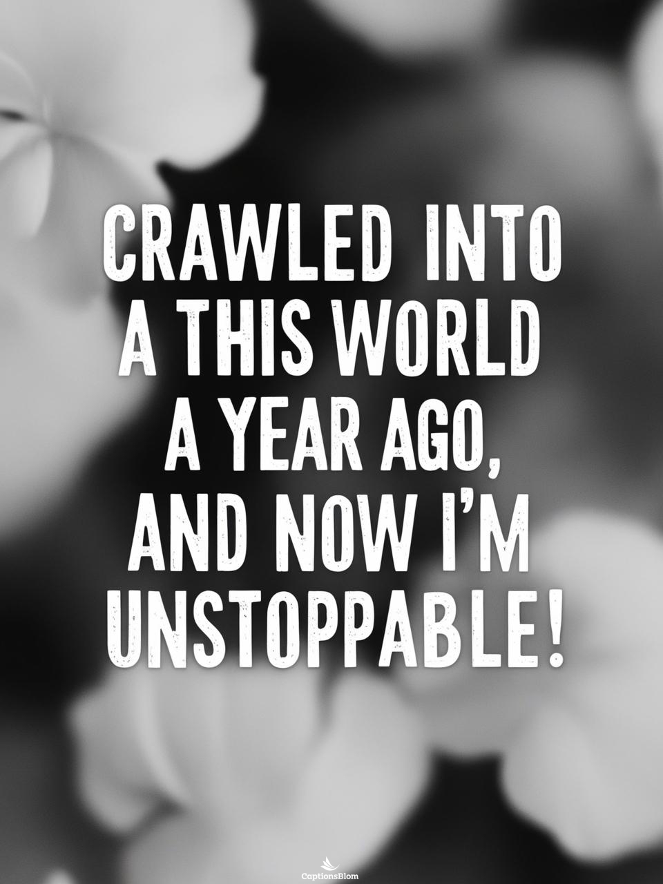 One Word 1st Birthday Captions For Instagram