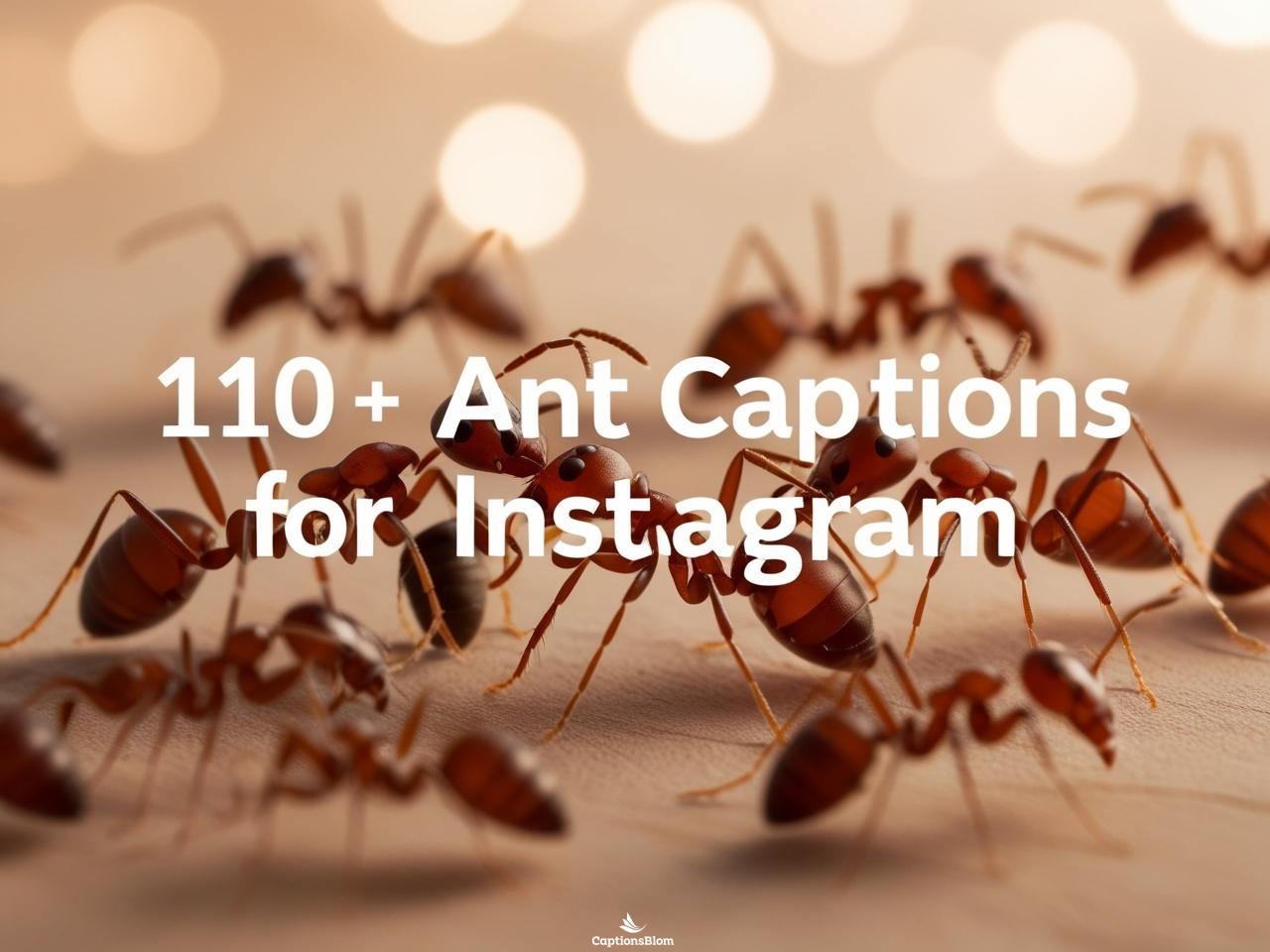 110+ Ant Captions For Instagram