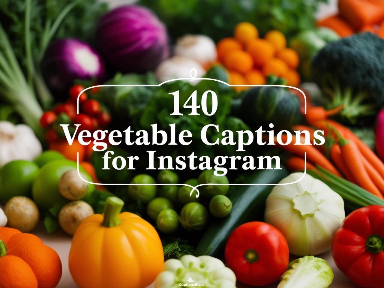 Vegetable Captions For Instagram