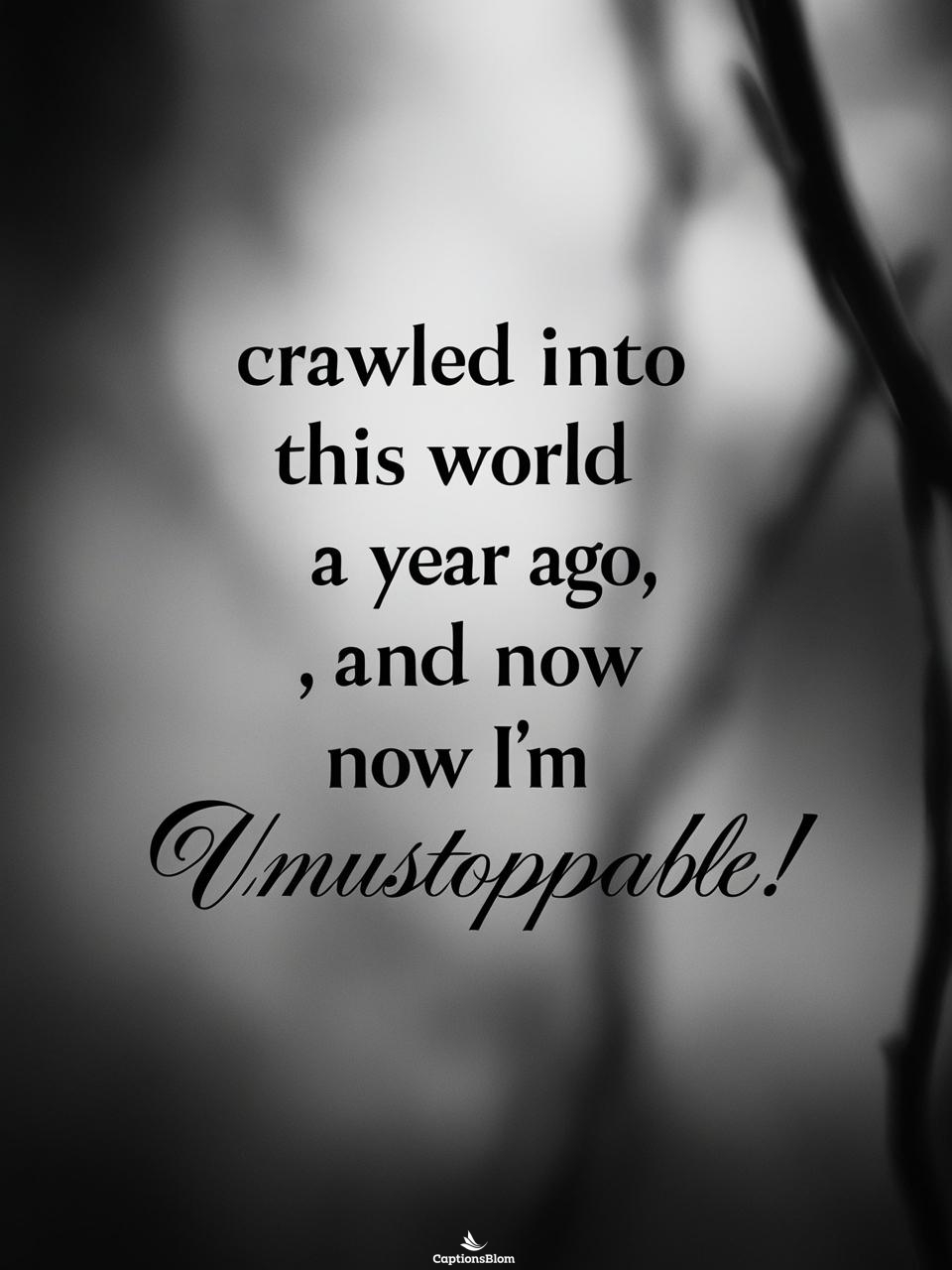 Short 1st Birthday Captions For Instagram