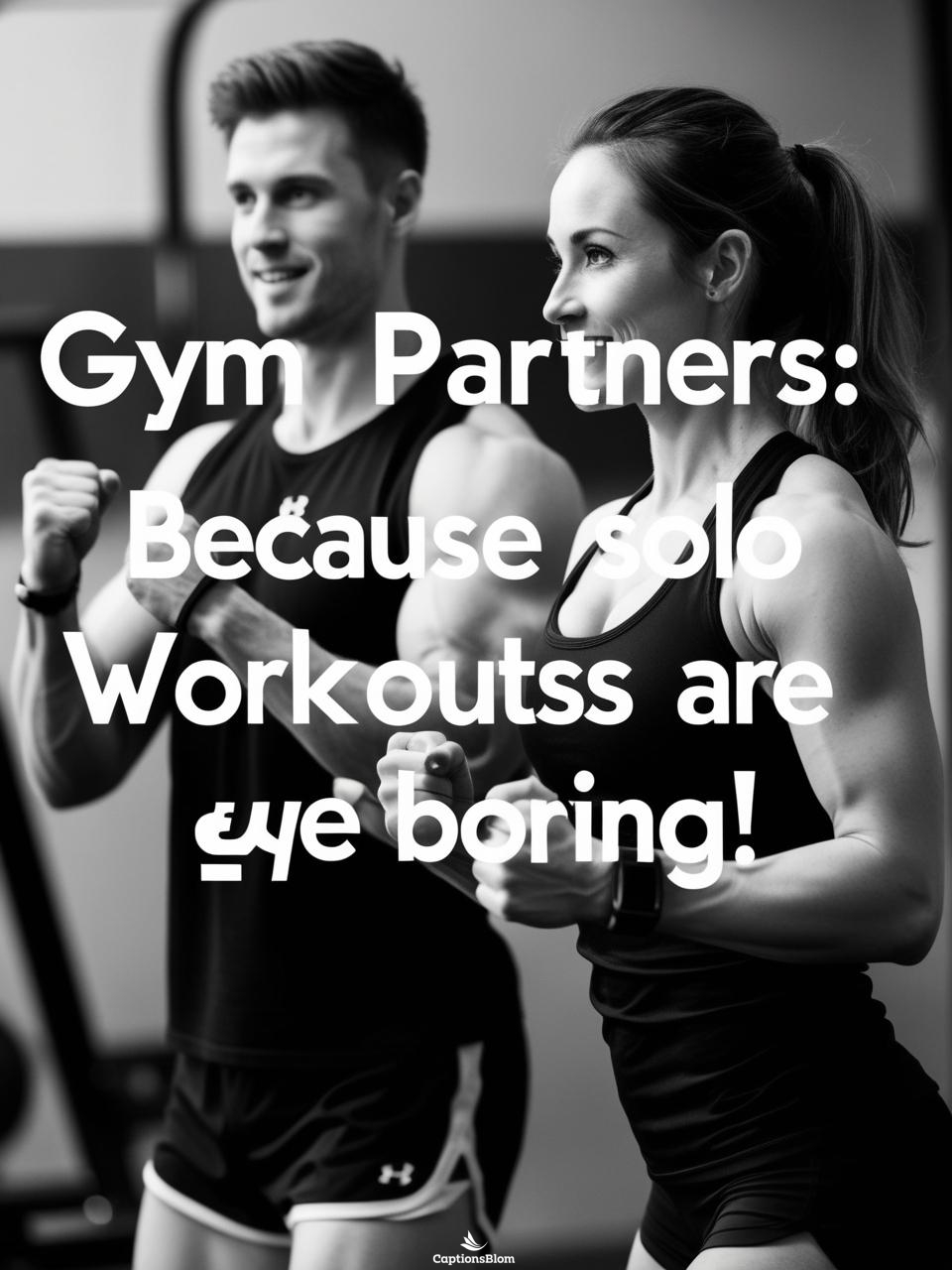Short Gym Partner Captions For Instagram