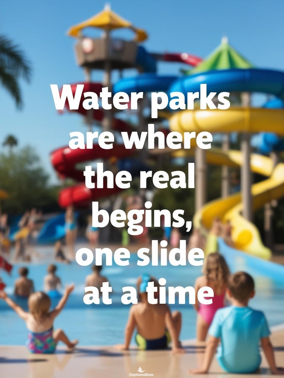 Water Park Captions For Instagram For Boy